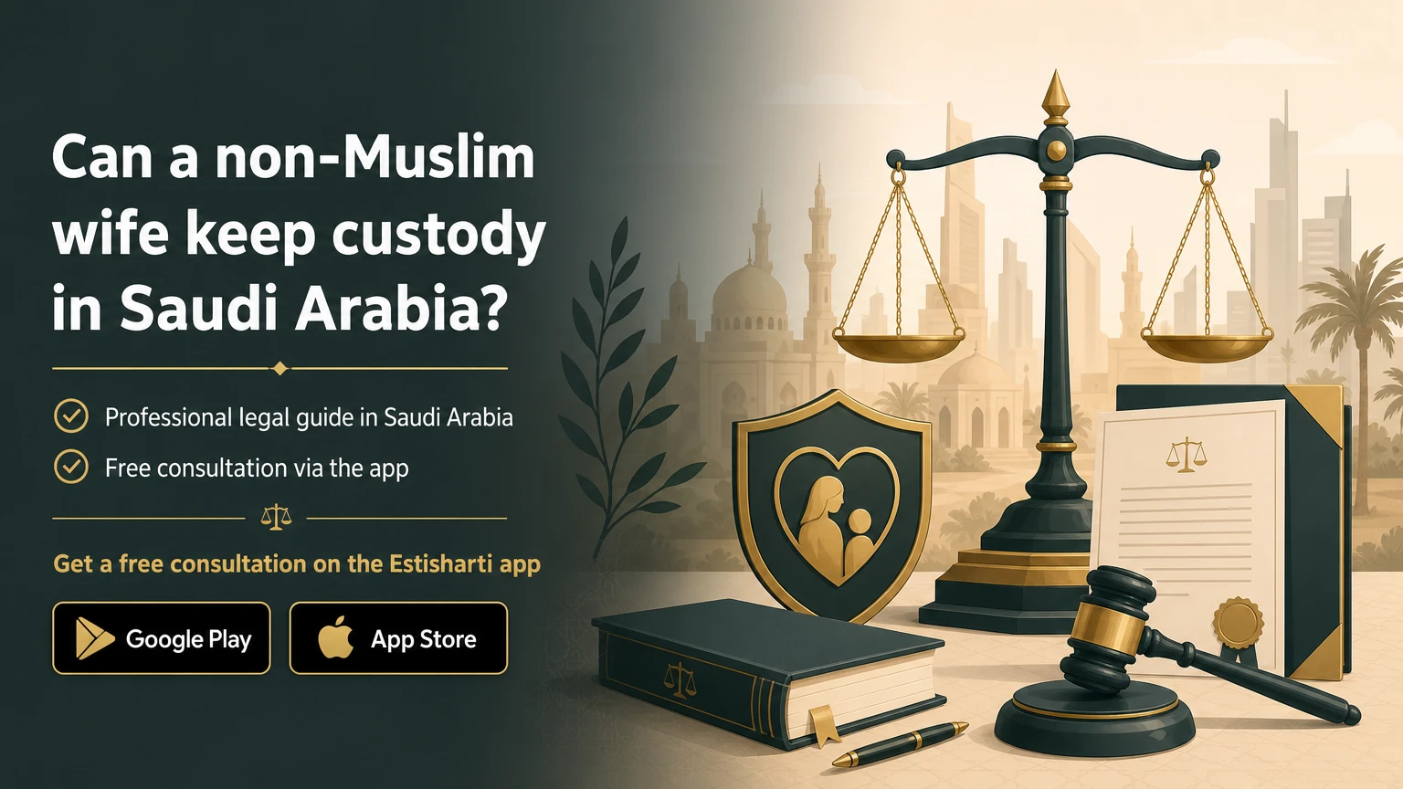 Can a non-Muslim wife keep custody in Saudi Arabia?