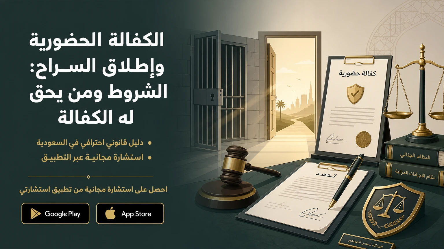 الكفالة الحضورية وإطلاق السراح: الشروط ومن يحق له الكفالة